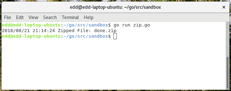 Create Zip Files in Go · GolangCode